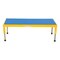 Vestil Adj. Steel Stand, 10-1/2-16-1/2 H, 19 x 48, 10.5 Overall Height, Steel, Yellow AHT-H-1948 - alternate 4